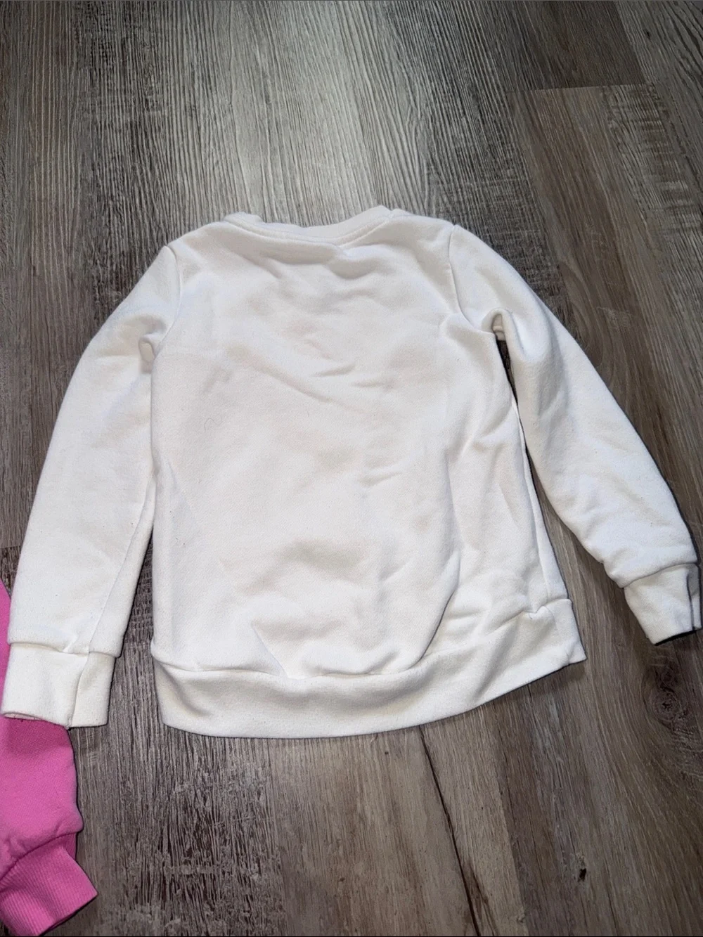 Nike Kids Crewneck Sweatshirts in Pink and White